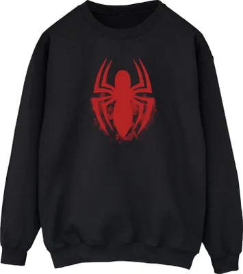 Image de Spider-Man - Sweatshirt Logo pour homme BI1861 (XXL) (Noir)
