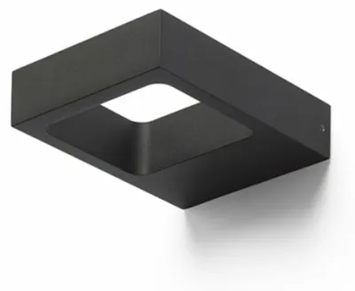 Zdjęcie produktu dla Lampa ścienna LEA czarna 230V LED 6W 3000K