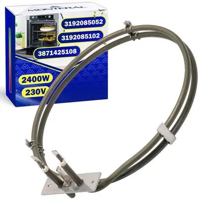 Zdjęcie produktu dla Element ogrzewania do piekarnika, 2400 W, 230 V, kod oryginalny 3120850, 32208552, 322085102, 3871420108, dla