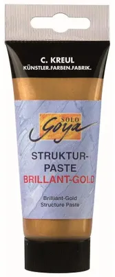 Produktbild von Kreul Solo Goya Acrylic Medium Strukturpaste brillant-gold 100 ml