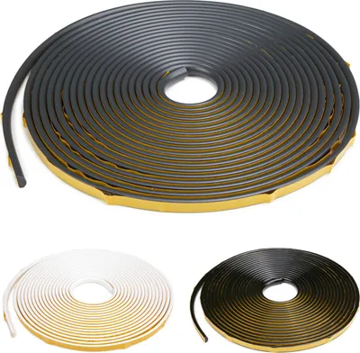 Produktbild von HEXIMO Flexible Zierleiste selbstklebend anthrazit - PVC Dichtung für Küchen Herd Arbeitsplatten Waschbecken Badewanne Dusche Abschlussleiste Modell: SFL-1-anthrazit 12x6 mm (1 Rolle / 10 Meter)