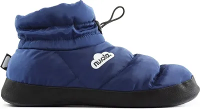 Produktbild von NUVOLA. Hausschuhe Herren Damen rutschfester Sohle warm gepolstert bequem dunkelblau 34/35 EU - UNBHG