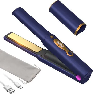 Produktbild von Miniatur werkstok mit 5000 mAh-Akku, 2-in-1 miniaturbarer Reiswerkstok, 3 stufen Temperaturanpassung, schneller Aufheizen, kleine metallische Werkstok