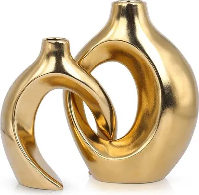 Produktbild von Famanu Keramische Vase Modernes Design - 2er Set