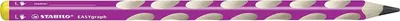 Produktbild von Ergonomischer Dreikant-Bleistift für Linkshänder - STABILO EASYgraph in pink - Einzelstift - Härtegrad 2B