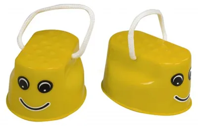 Zdjęcie produktu dla KIK KX7532 Chodzik plastikowy 10 x 5,5 x 6cm 2 szt. żółty