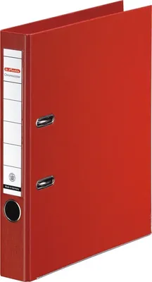 Produktbild von Ordner Kunststoff A4 maX.file protect plus 50mm rot Packung mit 10 Stück