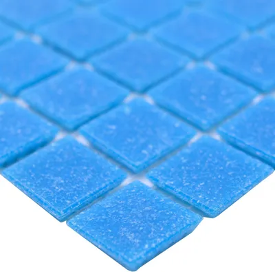 Produktbild von Schwimmbad Pool Mosaik North Sea Blau Uni