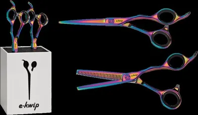 Produktbild von e-kwip HS COLOR Set 5,5Education HS 5,5+Modellierschere 5.5(30
