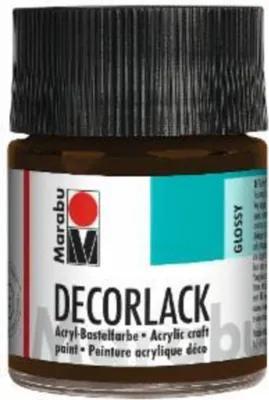 Produktbild von Marabu 1130 05 045 Decorlack Acryl Dunkelbraun 50 ml