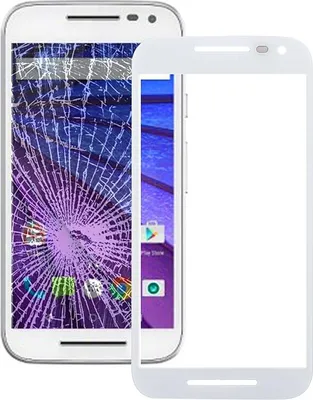 Immagine prodotto di Vetro del display bianco per Motorola Moto G 3a generazione XT1540 XT1541 riparazione nuovo