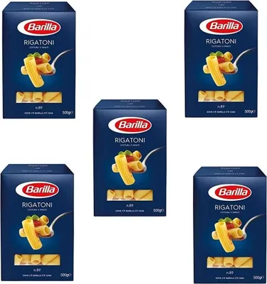 Produktbild von 5x Pasta Barilla Rigatoni Nr. 89 italienisch Nudeln 500 g pack