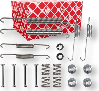 Produktbild von FEBI BILSTEIN Zubehörsatz Bremsbacken 182214 Hinten passend für PEUGEOT 206 Schrägheck (2A/C) 0,101kg