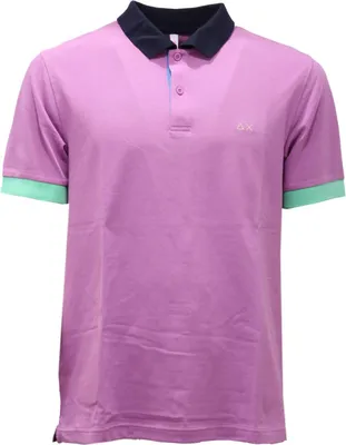 Immagine prodotto di 0801AH polo uomo SUN 68 lilac/blue Cotone polo men