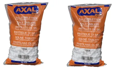 Produktbild von AXAL PRO 2x10kg Salztabletten Regeneriersalz Wasserenthärtung Wasserenthärter