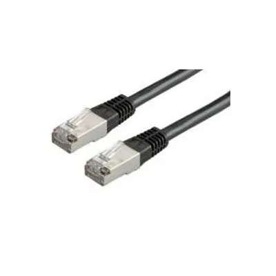 Zdjęcie produktu dla ROLINE 21.15.0385, 0,5 m, Cat5e, SF/UTP (S-FTP), RJ-45, RJ-45, Czarny