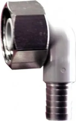 Zdjęcie produktu dla Złącze kolankowe CNS 90° do węża do piwa 5/8", 10 mm