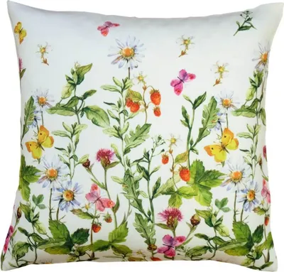 Produktbild von Kissen-Bezug Blumenwiese bunt 40x40 cm