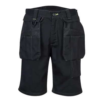 Produktbild von Portwest PW345 PW3 Shorts mit Holstertaschen Black Gr. 34