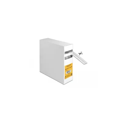 Produktbild von DeLOCK Schrumpfschlauch Box, Schrumpfungsrate 2:1, 7 m x 16 mm transparent, Schrumpfschlauch, Transparent, Polyolefin, 7 m, 1 Stück(e), 2:1
