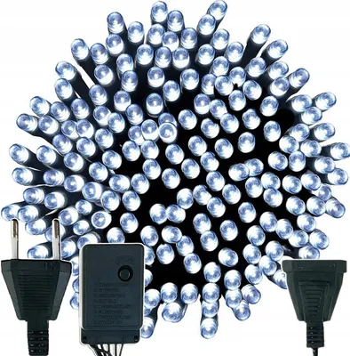 Produktbild von Weihnachtsbaum Lichter 300 Led Kaltweiss Mit Programmierer Innen/Aussen Wasserdicht