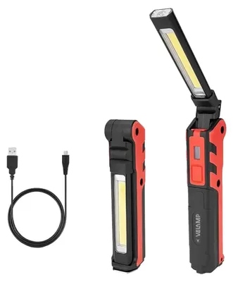 Immagine prodotto di Lampada Portatile Ricaricabile Led 5W (Luce) + 3W (Torcia)