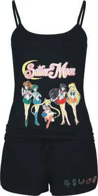 Produktbild von Sailor Moon Schlafanzug Damen Group schwarz L