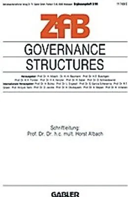 Zdjęcie produktu dla Governance Structures