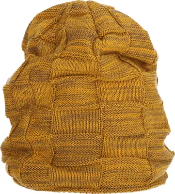 Zdjęcie produktu dla Czapka zimowa ciepła czapka zimowa z dzianiny czapka beanie w jednym rozmiarze mężczyźni kobiety uni  żółty