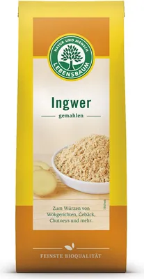 Produktbild von Ingwer gemahlen 40g von Lebensbaum