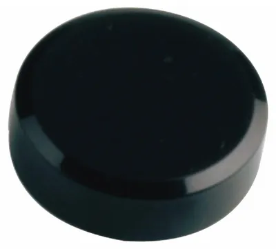 Image de Aimant MAULpro rond, 20 pièces, 0,6 kg, plastique, ferrite, incassable, érodé, laqué, Ø 2,9 x 1,1 cm, noir