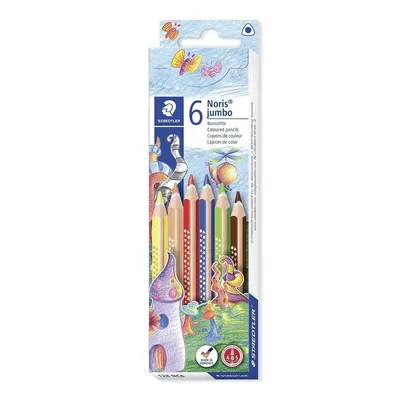 Produktbild von STAEDTLER Dreikant Buntstift Noris Club jumbo 6er Etui
