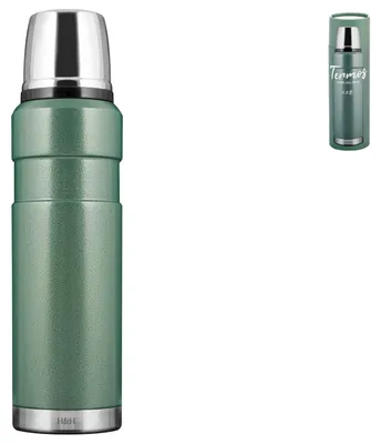 Obrázok produktu pre Termoska H&h z nehrdzavejúcej ocele 18/10 zelená 0,8 l