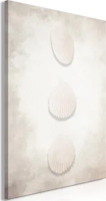 Produktbild von Italienischer Leinwand Leinwandbild - Richness of the Ocean (1 Part) Vertical 40x60 cm Blätter b-A-0662-b-a