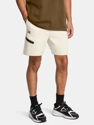 Produktbild von Herren-Shorts Under Armour UA Unstoppable Flc Shorts-WHT 1379809-110__XL