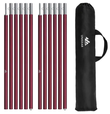 Produktbild von Tarp-Stangen, Teleskopset mit 2 Stück, verstellbar von 40 cm bis 240 cm
