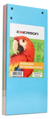 Produktbild von Emerson Registerblätter 1/3 A4, farbig, 100 St.