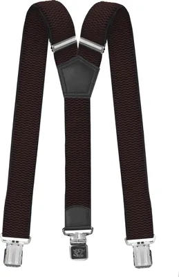 Produktbild von Fabio Farini - 1 Stück 4cm Breites Y-Design verstellbar mit extra starken Clipverschluss, Braun