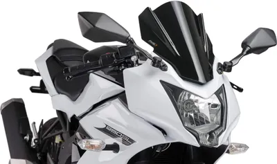 Image de PUIG 7630N Pare-brise Z-Racing pour KAWASAKI NINJA 250SL Noir