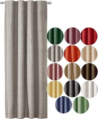 Image de Rideau Unyqoos® Blickdichter, 140 x 245 cm – Rideau avec bande de plis universelle pour rail, 100% polyester, blanc, translucide, tombée lourde