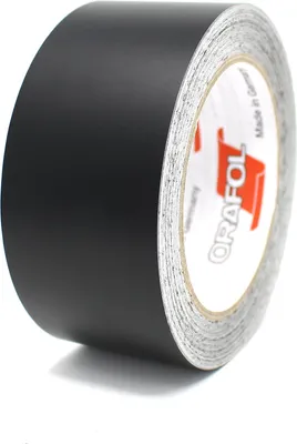Produktbild von 10m Zierstreifen 40mm Schwarz Matt Dekorstreifen Auto Motorrad Boot Modellbau Klebestreifen