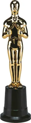 Produktbild von Trophäe gold-schwarz - Einheitsgröße