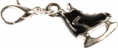 Produktbild von Schlittschuhe Charm Anhänger Miniblings Eiskunstlauf Eishockey Winter schwz