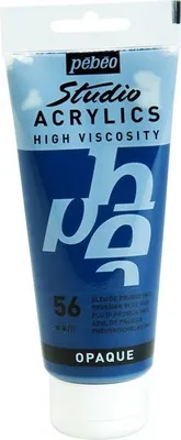 Zdjęcie produktu dla Kryjąca farba akrylowa - błękit pruski - 100 ml