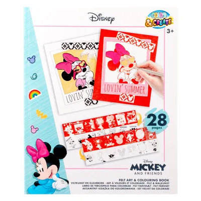 Immagine prodotto di Libro d'arte e da colorare in feltro di Minnie Mouse