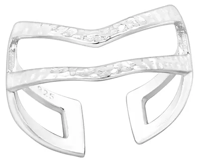 Produktbild von Zehenring Zehring V-Design 925 Silber