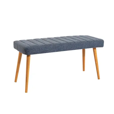 Image de Skye Decor, Stormi Bench - Atlantic Pine, Navy Blue, Banc, Pin Atlantique, MÉTAL, 100 x 39 x 48 cm