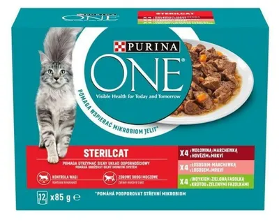 Produktbild von PURINA One Sterilized Mix Geschmack 12x85g