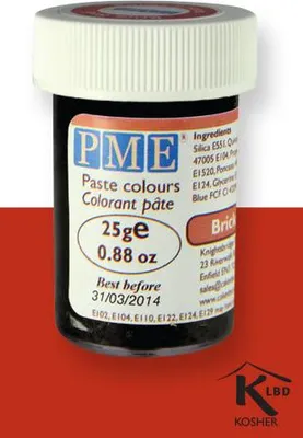 Obrázek produktu pro PME gelová barva - cihlově červená