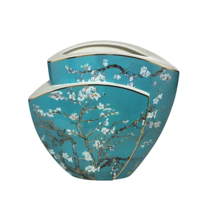 Image de Goebel Vincent van Gogh - Mandelbaum Blau (Vase, Porzellan)